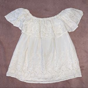 Lucky brand off the shoulder top